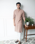 Rose Taupe Kurta Set - Ready to Ship
