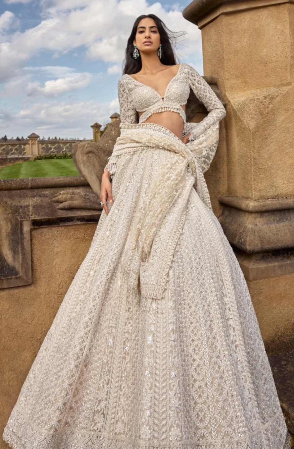Ivory Pearl Lehenga Set 1
