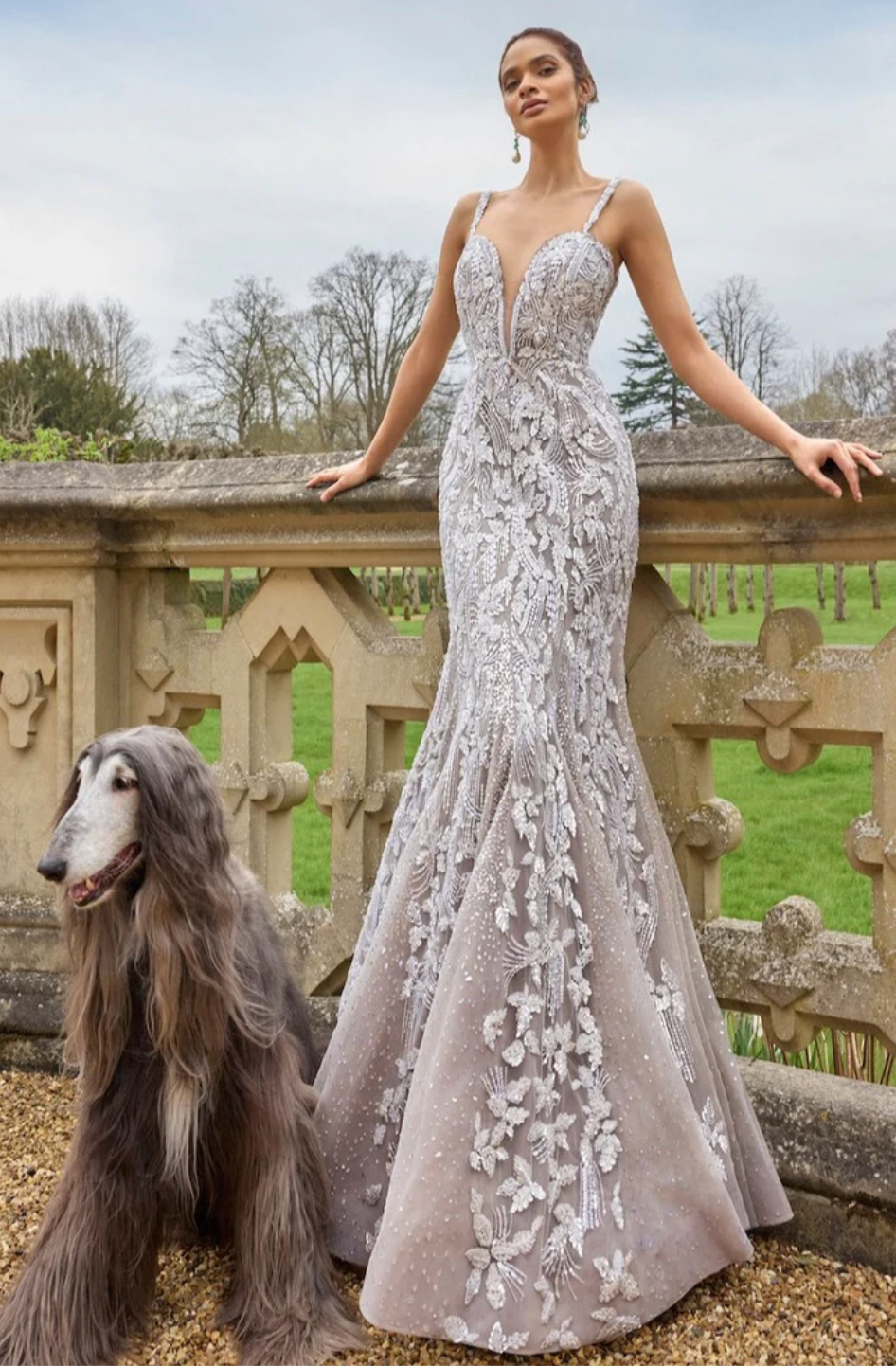 Nude Silver Gown 1