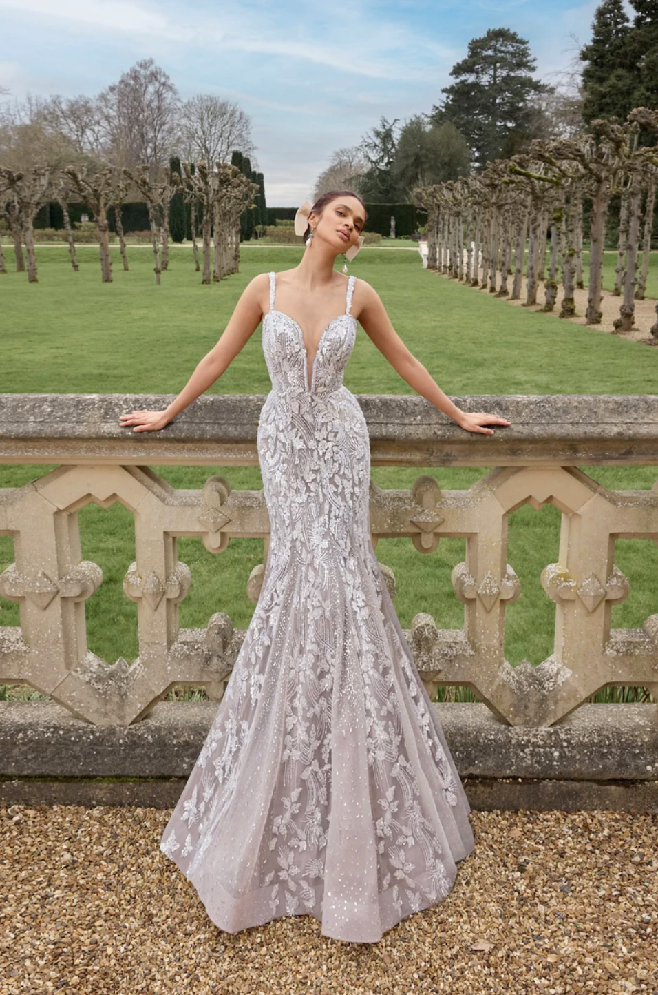 Nude Silver Gown 2