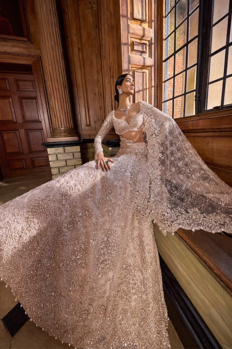 Rose Gold Lehenga Set 2