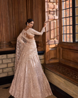 Rose Gold Lehenga Set 3