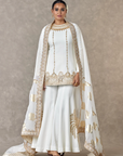 Ivory Gulaab Sharara Set - Ready to Ship