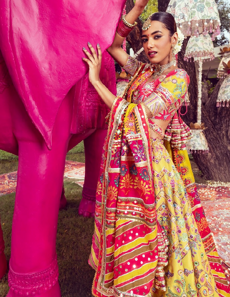 Yellow Madhaniya Lehenga - Ready to Ship
