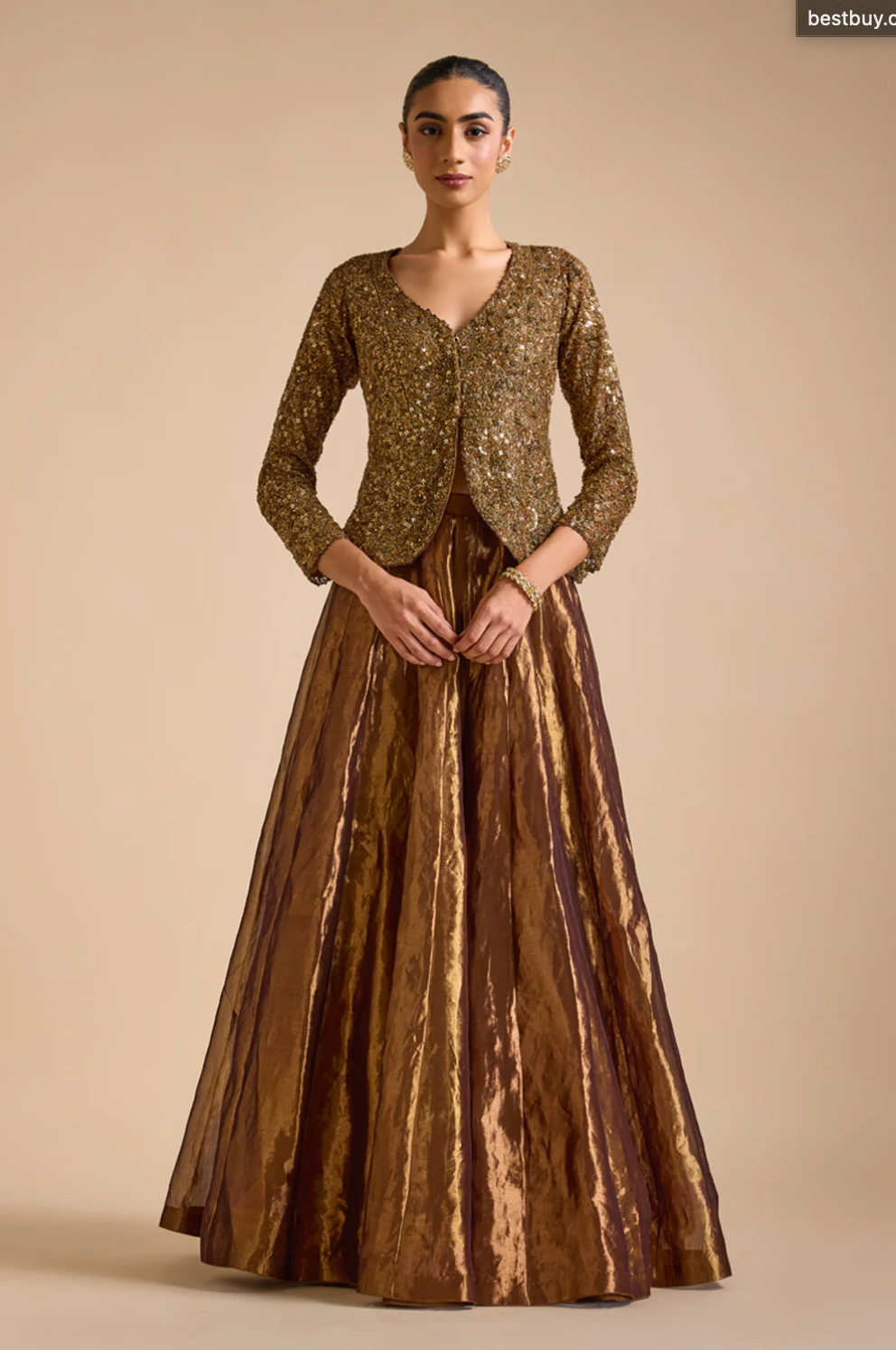 Molten Gold Jacket Set - Ready to Ship