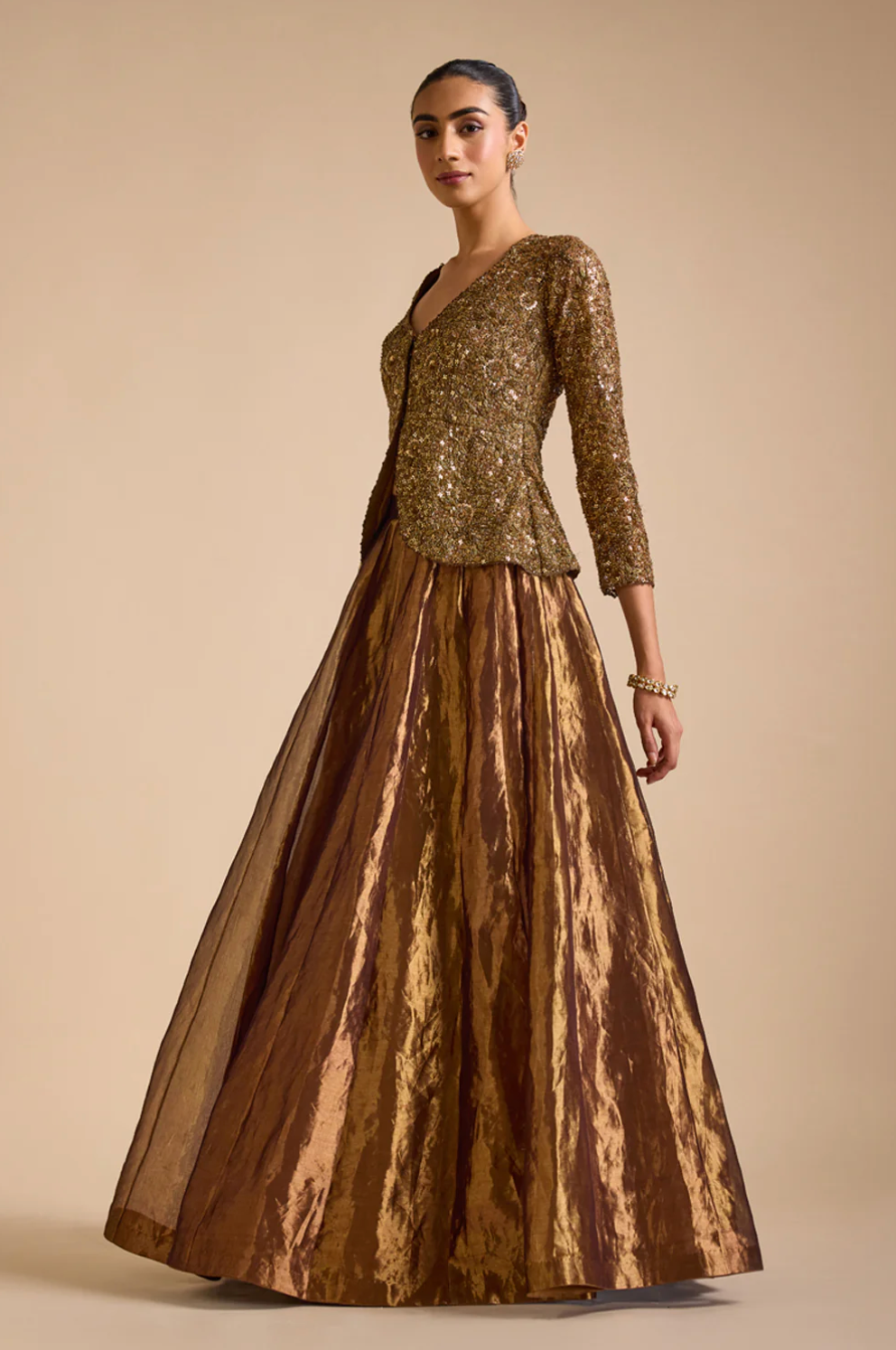 Molten Gold Jacket Set - Ready to Ship