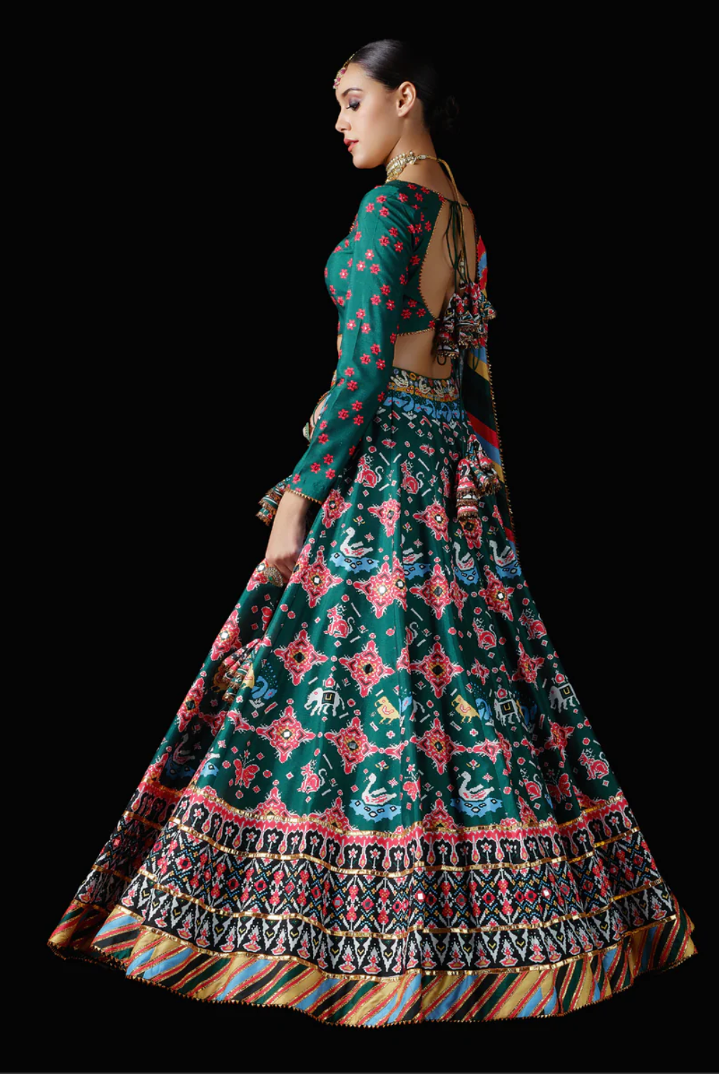 Popat Kunjar Lehenga - Ready to Ship