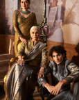 Charcoal Metallic Sherwani Set