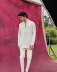 White Dahlia Kurta Set
