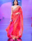 Surkh Laal Hand Embroidered Saree - Ready to Ship