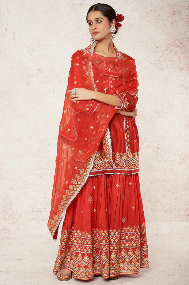Shiddat Sharara Set - Ready to Ship