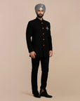 Midnight Black Bandhgala