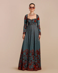 Cerulean Blue Anarkali