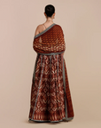 Rust Orange Skirt Set