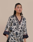 Creme Ivory - Noir Tunic | Atth