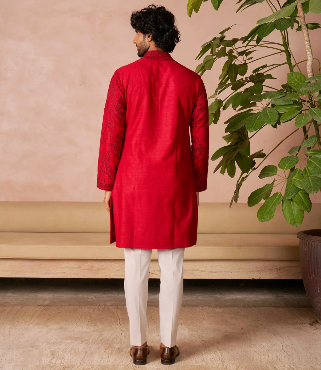 Red Kurta Set - Ready to Ship