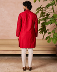 Red Kurta Set - Ready to Ship
