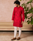 Red Kurta Set - Ready to Ship