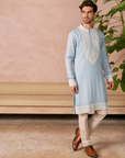 Aqua Blue Kurta Set - Ready to Ship