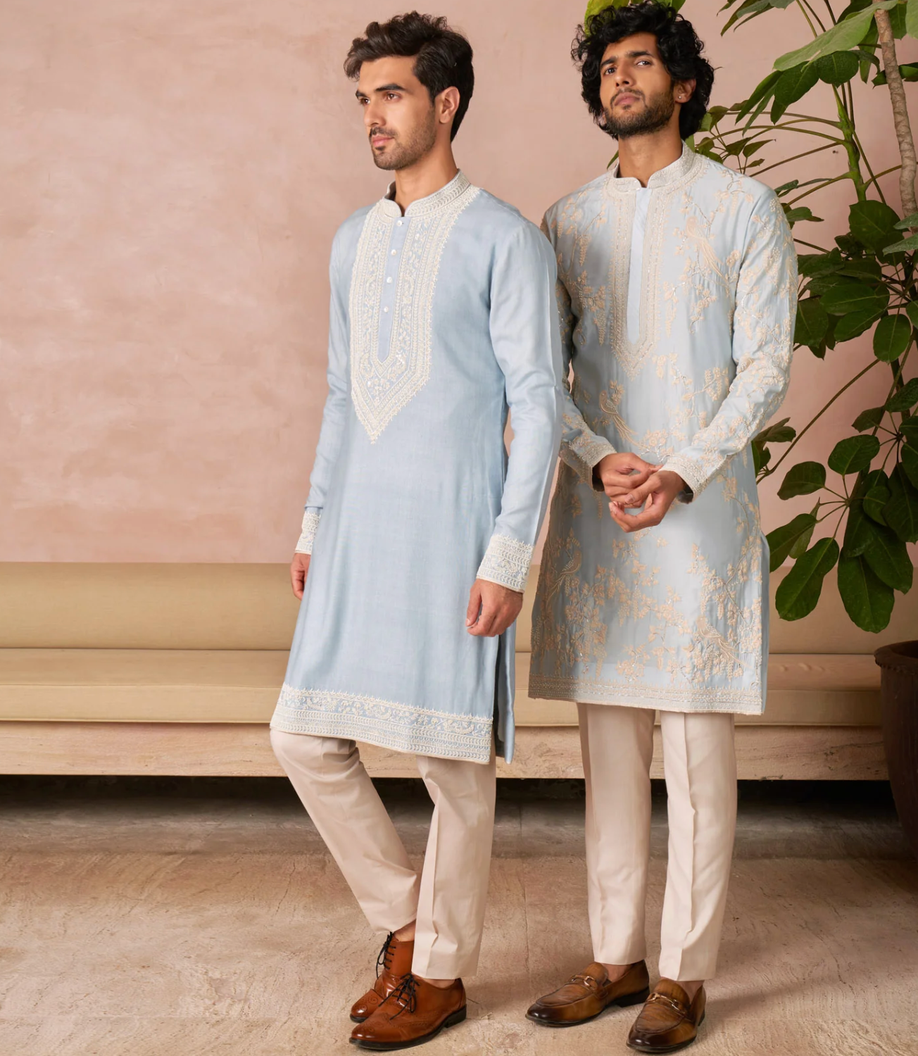 Aqua Blue Kurta Set - Ready to Ship