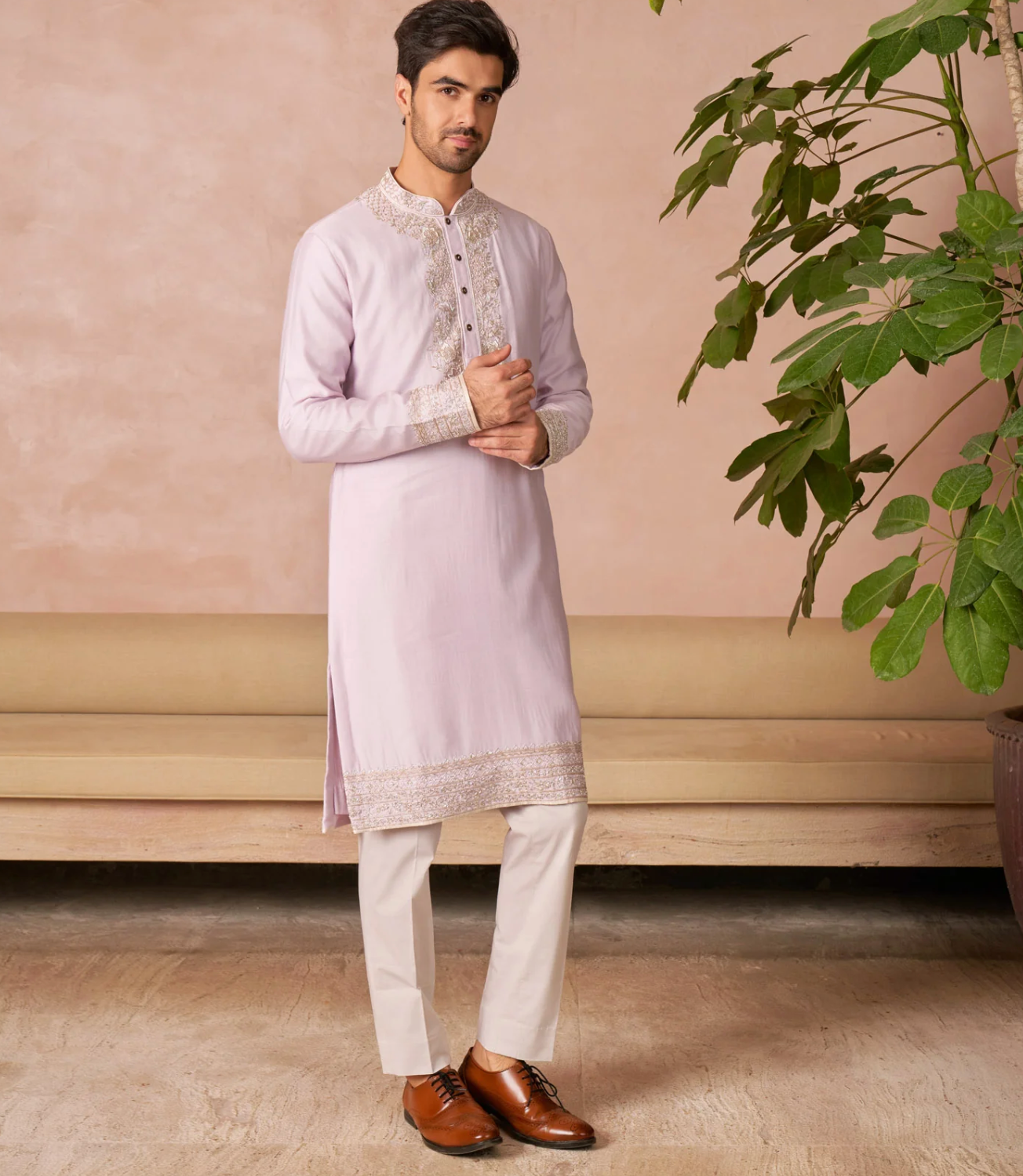 Lilac Kurta Set - Ready to Ship