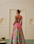Zamaana Lehenga Set - Multi