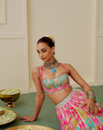 Zamaana Lehenga Set - Multi