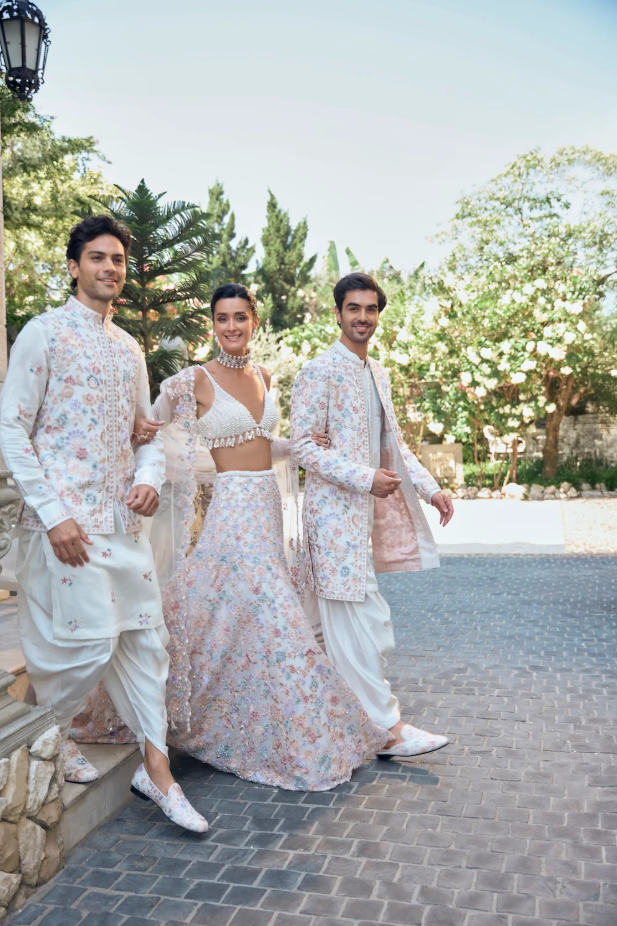 Multi-Coloured Bundi Set - Ready to Ship