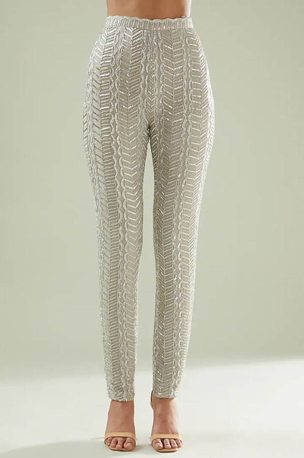 Embellished Jacket with Pant - Ready to Ship