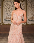 Rose Gold Pearl Gown