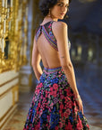 Multi-Coloured Floral Gown