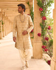 Champagne Sherwani Set