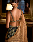 Emerald Stone Zardosi Lehenga