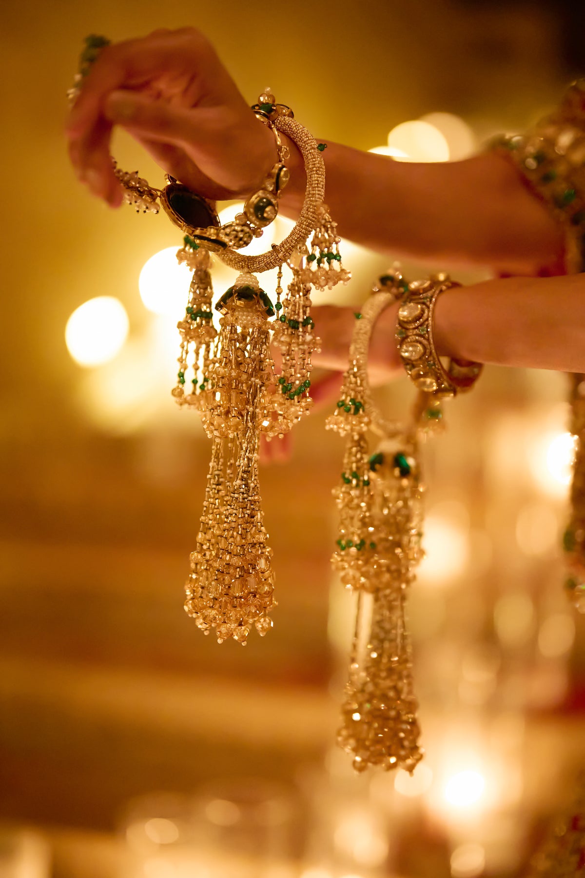 Pearl &amp; Emerald Kalira Set