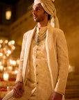 Ivory Sherwani Set