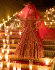 Red Zardosi Lehenga Set
