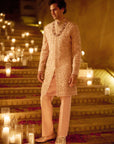 Pink Zardosi Sherwani Set