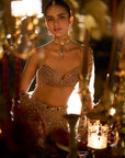 Ruby & Emerald Pearl Lehenga Set