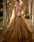 Gold Paisely Lehenga Set