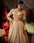Nude Pearl Lehenga Set