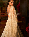 Ivory Crystal Lehenga Set