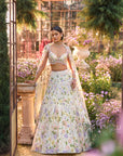 Butter Yellow Sequin Lehenga Set