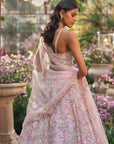 Light Pink Sequin Lehenga Set