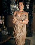 Slate Sequin Saree 3