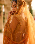 Rust Zardosi Lehenga Set