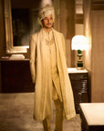 Ivory Nude Sherwani Set