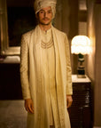 Ivory Nude Sherwani Set