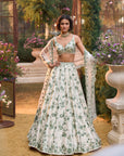 Emerald Floral Lehenga Set