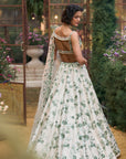 Emerald Floral Lehenga Set