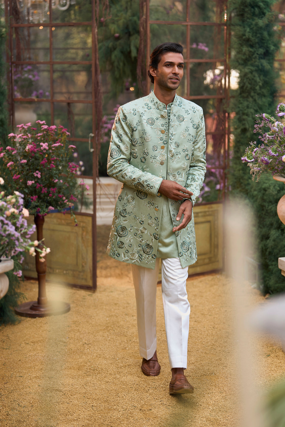Emerald Sherwani Set